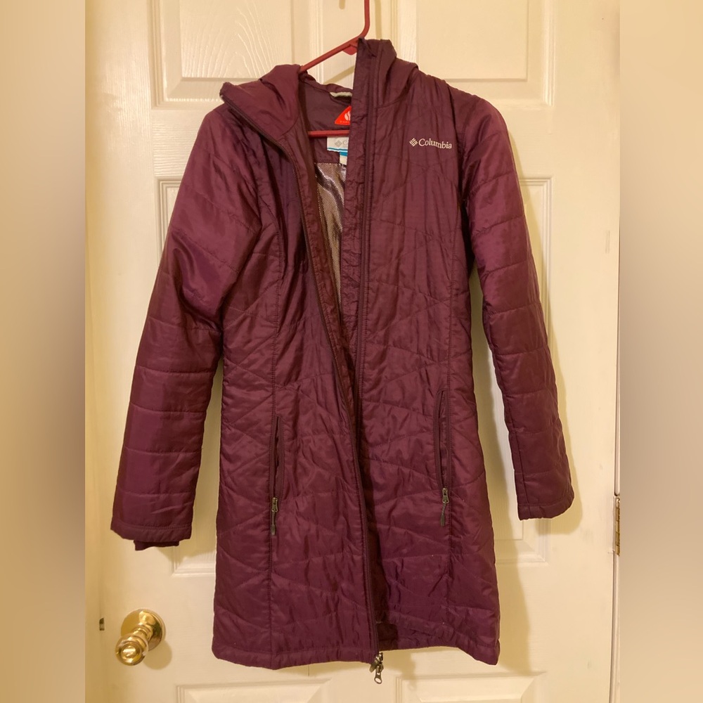 Columbia Purple Burgundy Omni-Heat Jacket